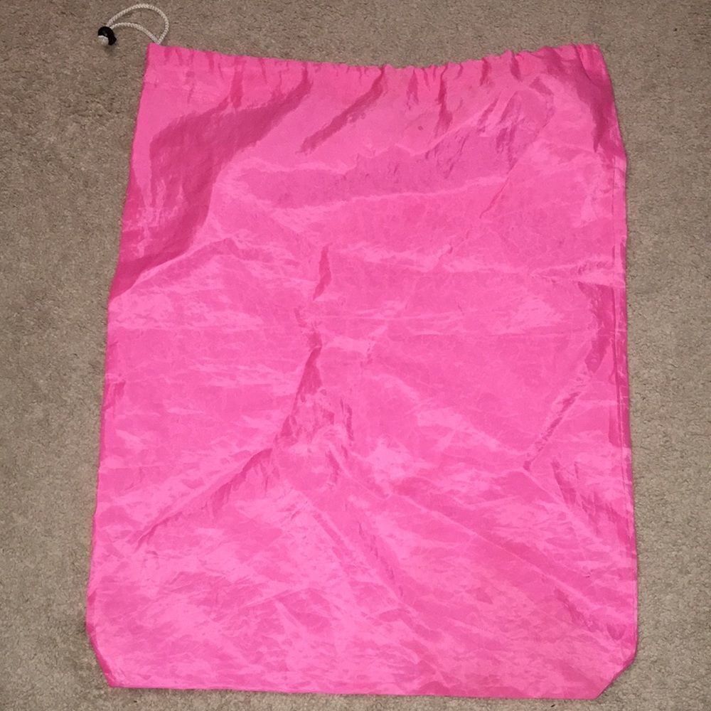 Pink Laundry cleaning clothes drawstring  bag